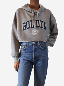 Golden Goose Grey Journey cropped sweatshirt - size XS