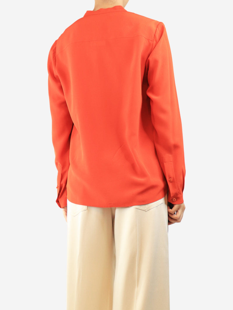 Orange silk blouse - size UK 10 Tops Stella McCartney 