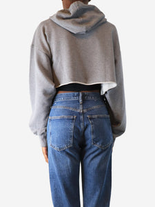 Golden Goose Grey Journey cropped sweatshirt - size XS
