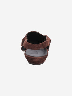 Brown suede sling back flats - size EU 38 (UK 5) Flat Shoes Khaite 