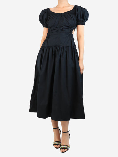 Black Golda cutout midi dress - size UK 10 Dresses Ulla Johnson 