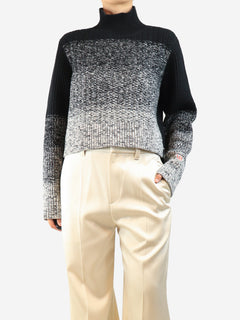 Black and white wool jumper - size XL Knitwear Victoria Beckham 