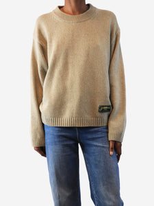 Ganni Stone Future oversized jumper - size XXS