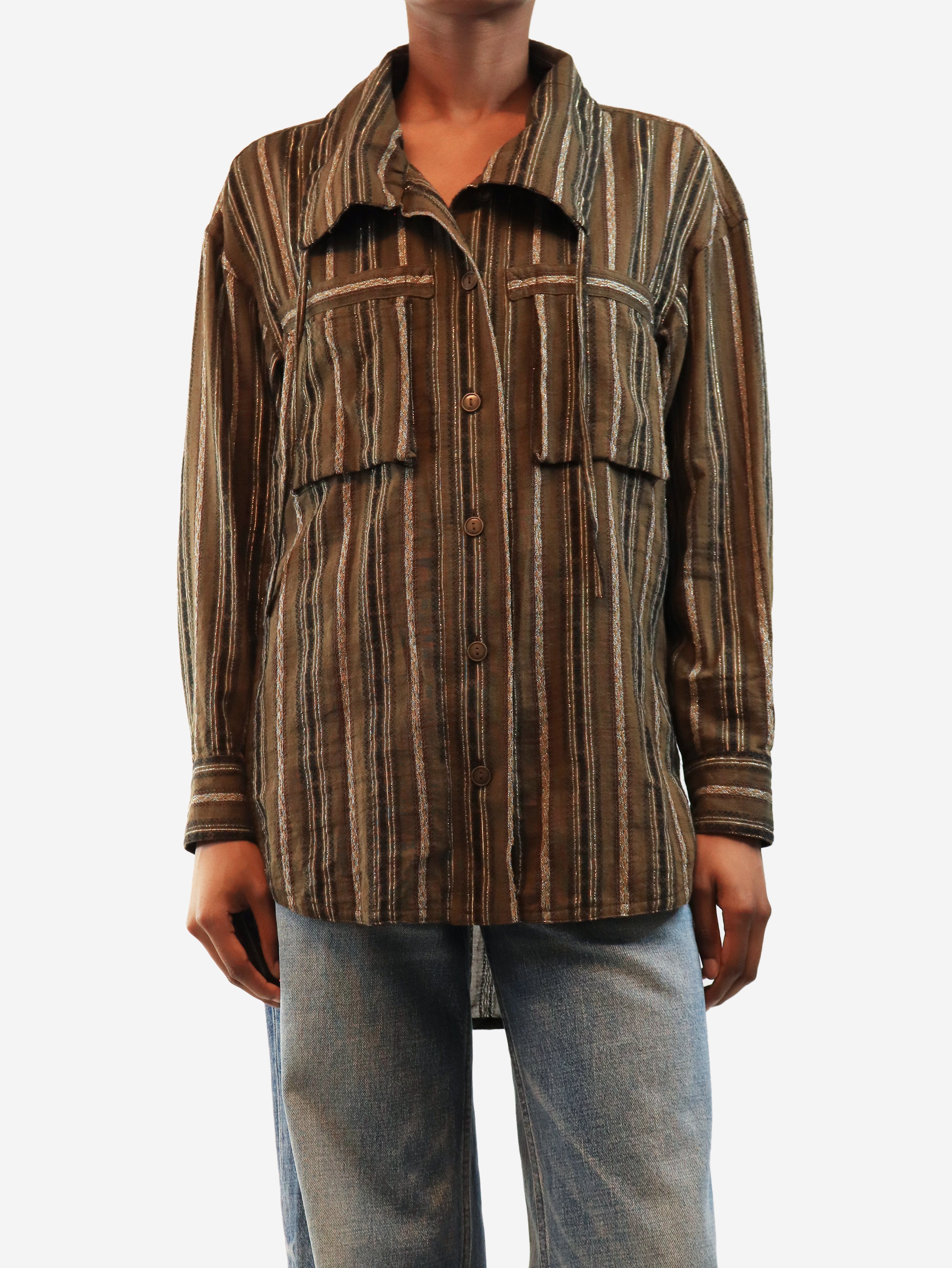 Bronze Chelia shirt - size UK 6