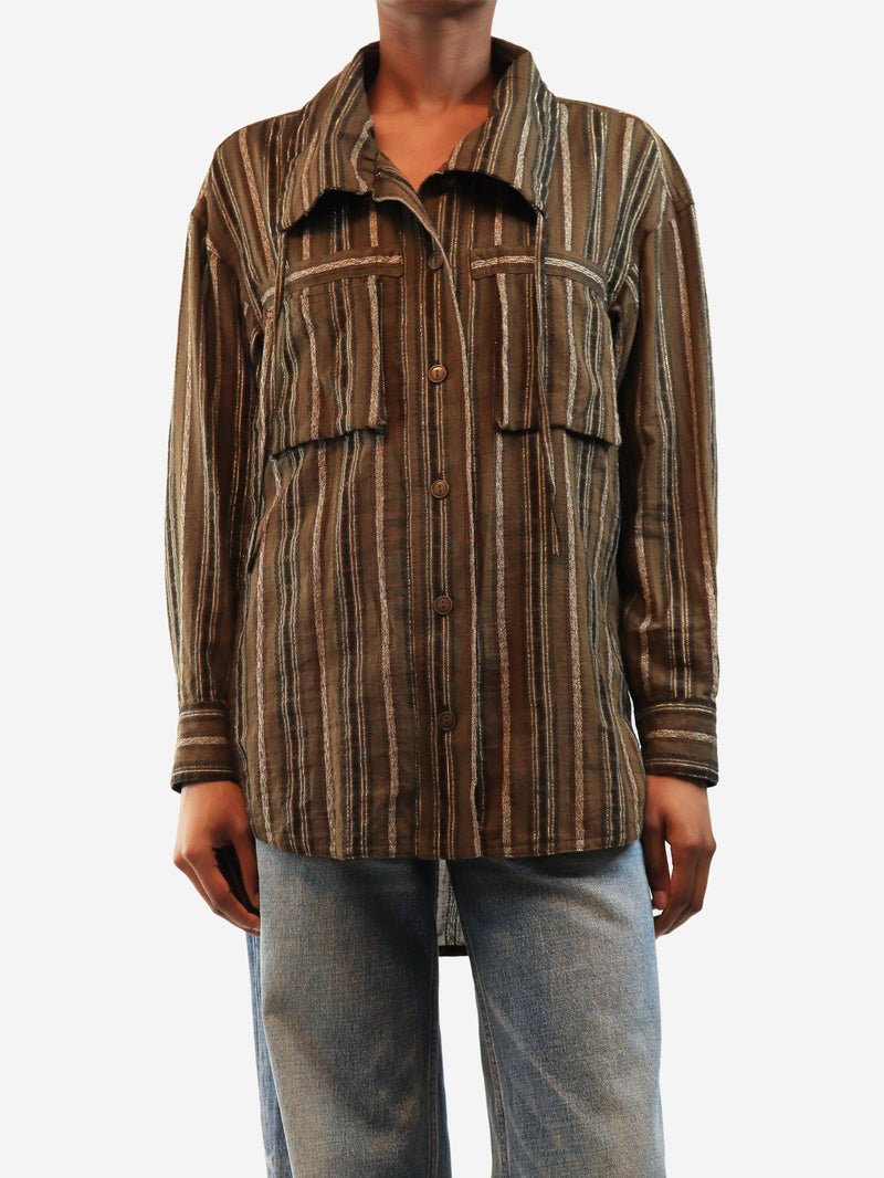 Bronze Chelia shirt - size UK 6