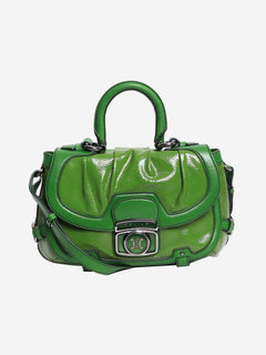 Green patent leather 2way bag Shoulder bags Celine 