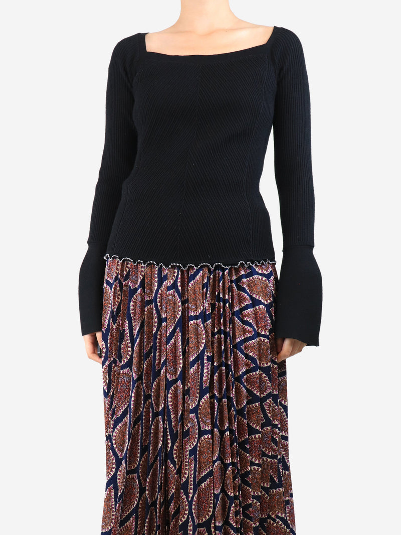 Black ribbed top - size S Knitwear 3.1 Phillip Lim 