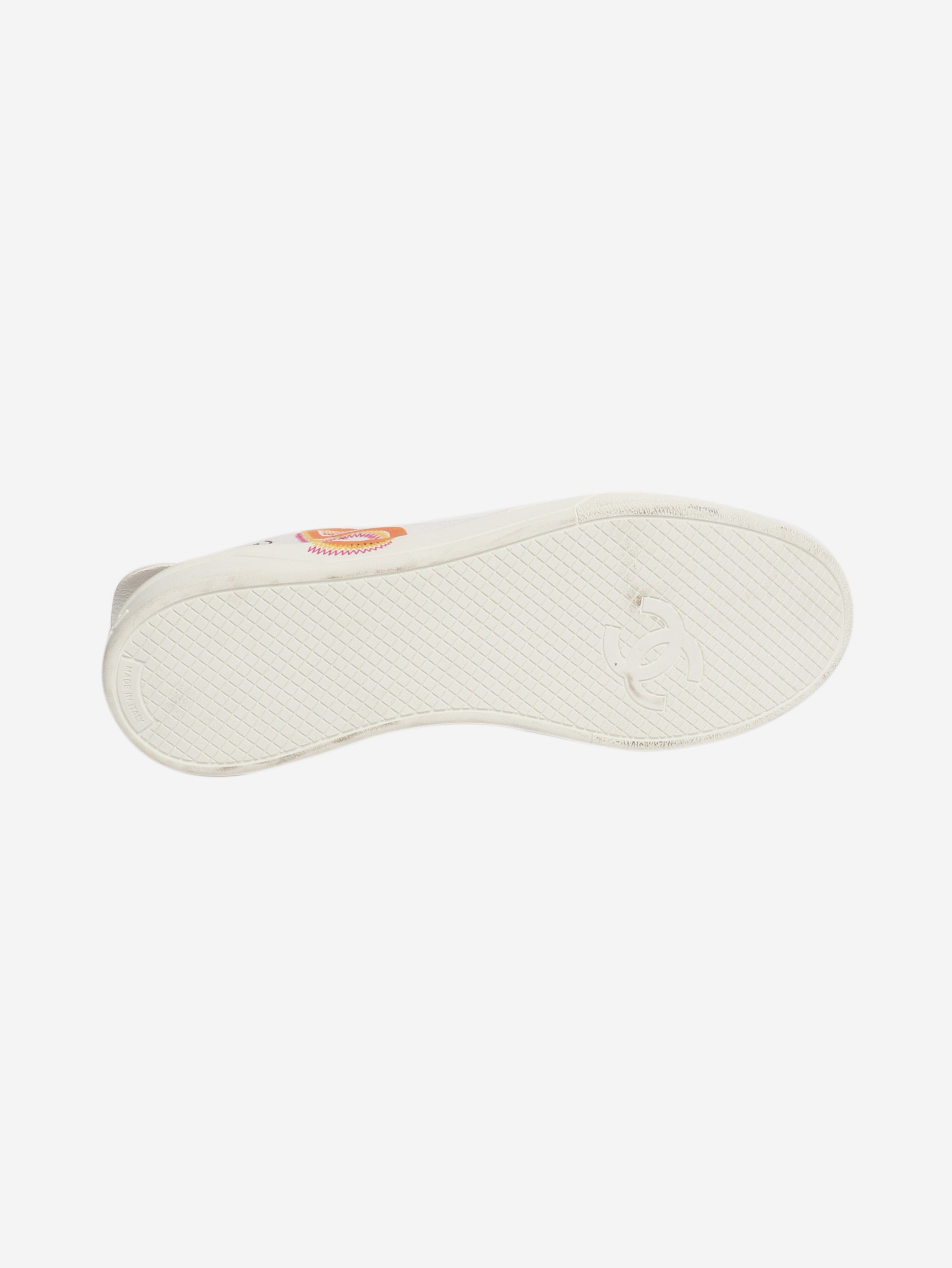White Pharrell Williams canvas sneakers - size UK 7 Shoes Chanel 
