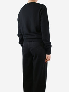 Crimson Black crewneck cashmere jumper - size L