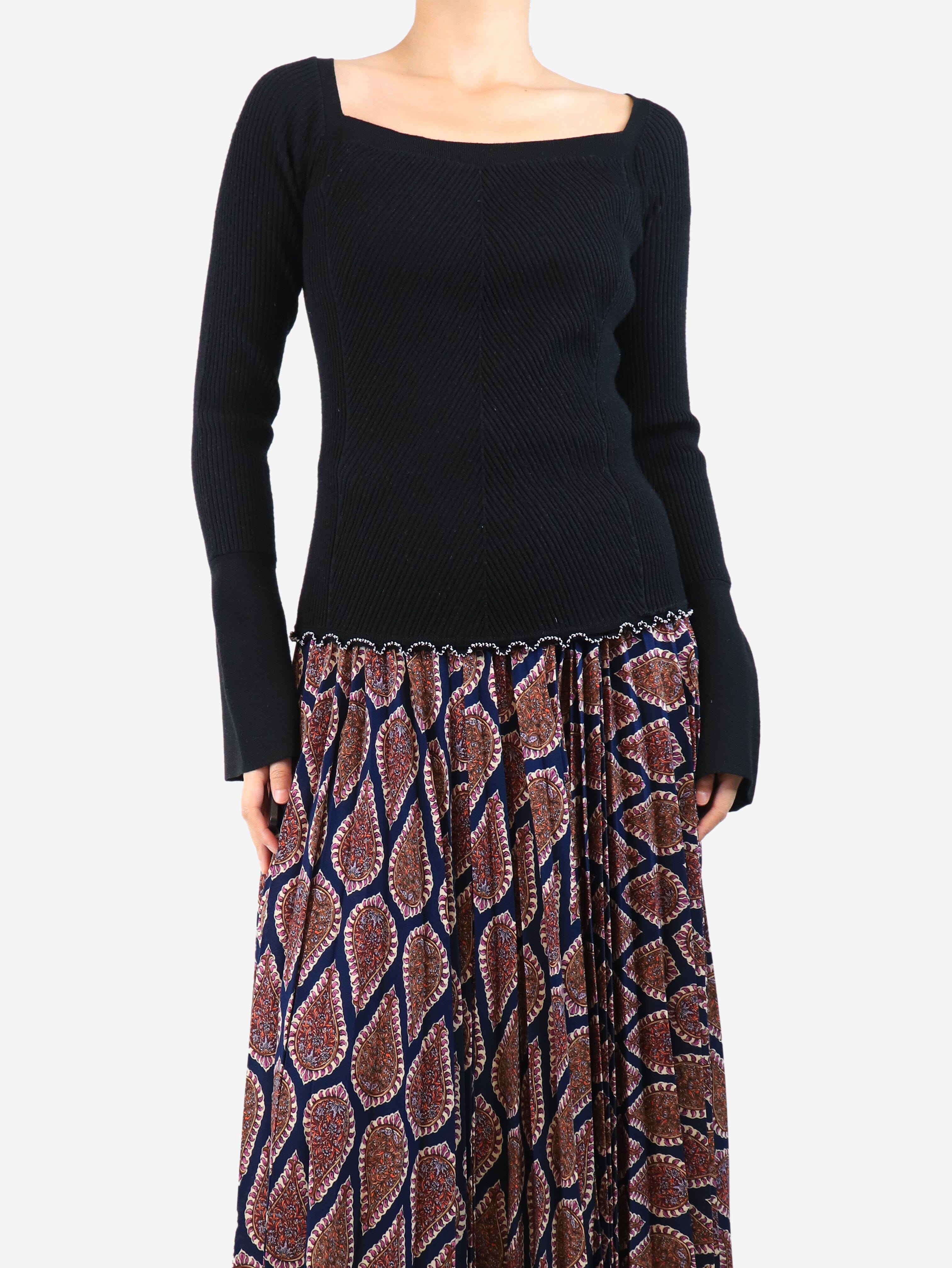 Black ribbed top - size S Knitwear 3.1 Phillip Lim 