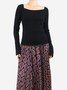 3.1 Phillip Lim Black ribbed top - size S