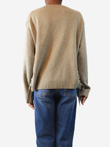 Ganni Stone Future oversized jumper - size XXS