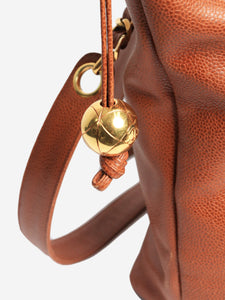 Chanel Tan vintage 1991 caviar Envelope tote bag