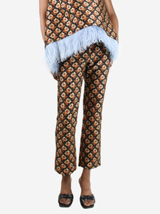 La Double J Multi 24/7 jacquard straight-leg pants - size S