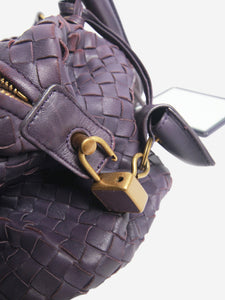 Bottega Veneta Purple Intrecciato leather shoulder bag