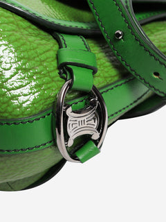 Green patent leather 2way bag Shoulder bags Celine 