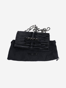 Valentino Black Vavavoom zebra-effect shoulder bag