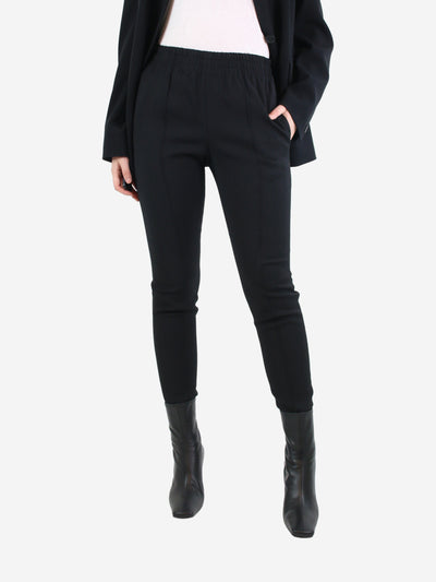 Black elasticated trousers - size UK 8 Trousers Isabel Marant 