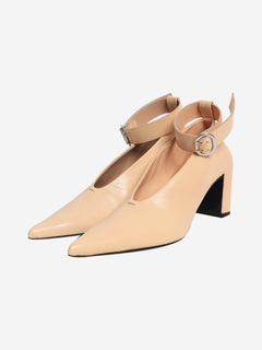Butter yellow pointed-toe pumps - size EU 37.5 (UK 4.5) Heels Jil Sander 