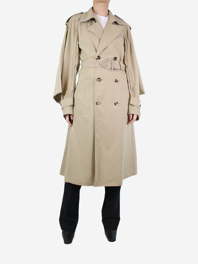 Neutral belted trench coat - size UK 8 Coats & Jackets Bottega Veneta 
