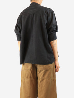 Black denim-knit top - size M Hats Sacai 