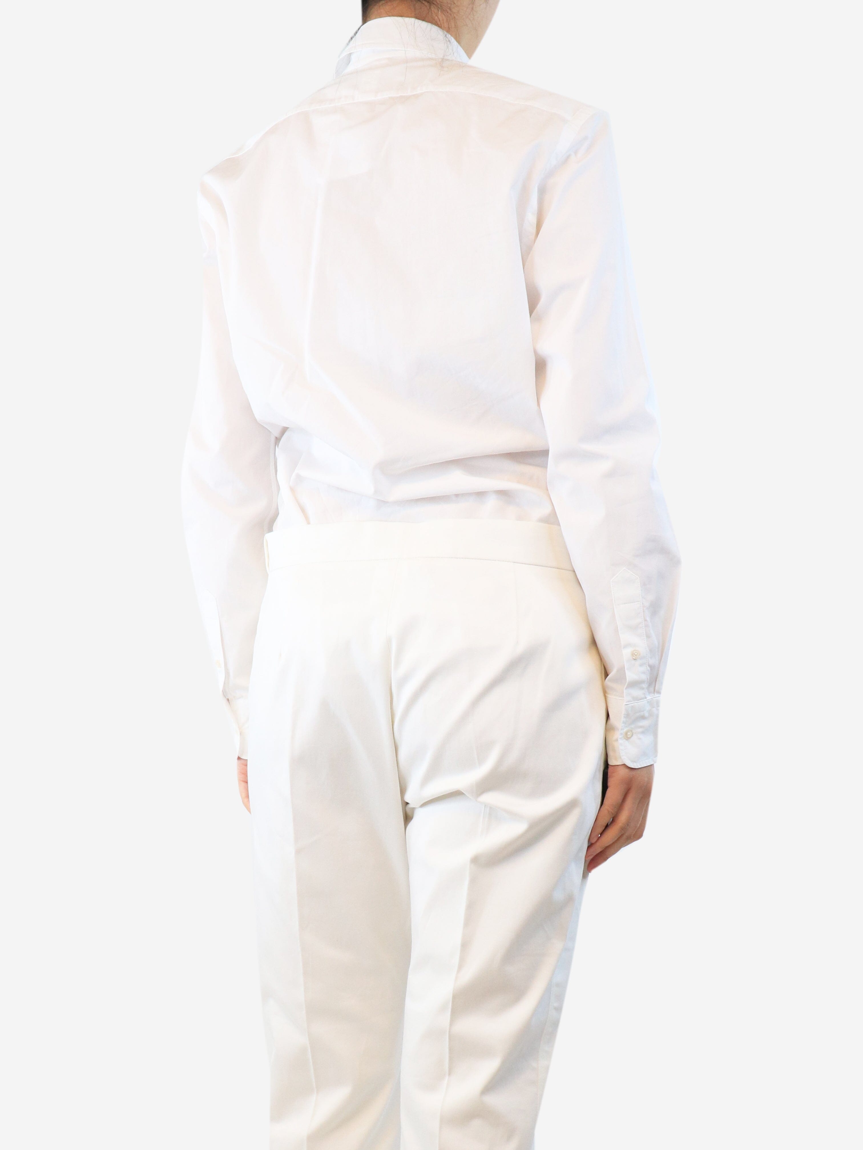 White long-sleeved shirt - size UK 8 Tops Ralph Lauren 