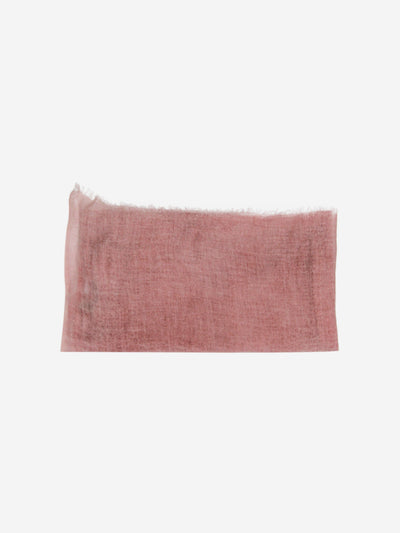 Pink cashmere scarf Scarves Bottega Veneta 