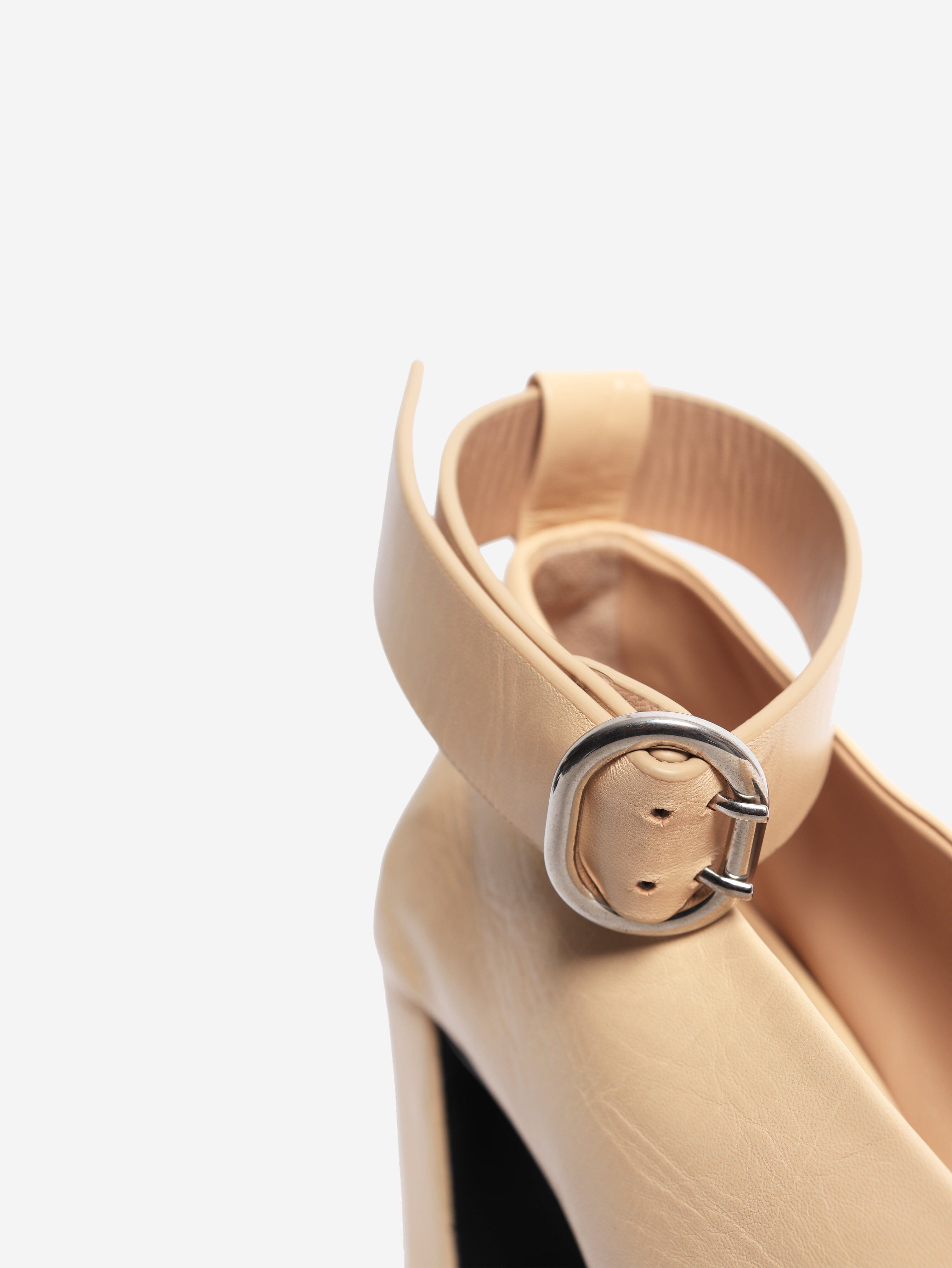Butter yellow pointed-toe pumps - size EU 37.5 (UK 4.5) Heels Jil Sander 
