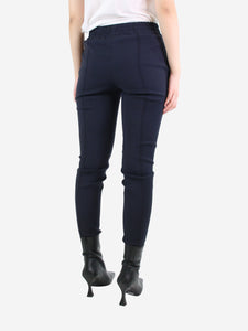 Isabel Marant Navy blue elasticated trousers - size UK 8
