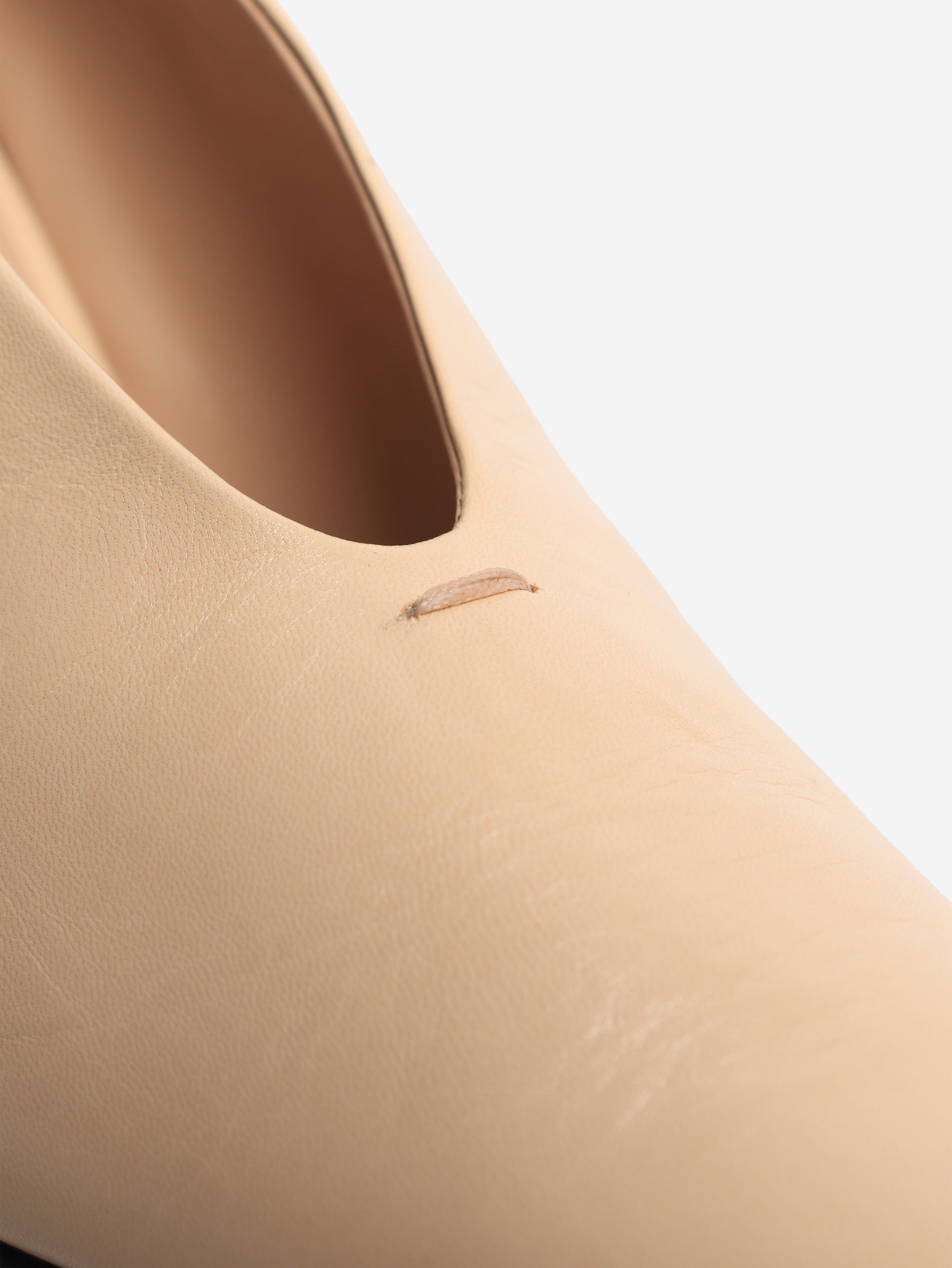 Butter yellow pointed-toe pumps - size EU 37.5 (UK 4.5) Heels Jil Sander 