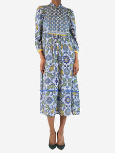 Weekend Max Mara Blue Abito robe dress - size UK 6