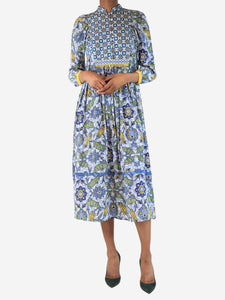 Weekend Max Mara Blue Abito robe dress - size UK 6