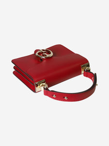 Gucci Red leather mini top handle bag