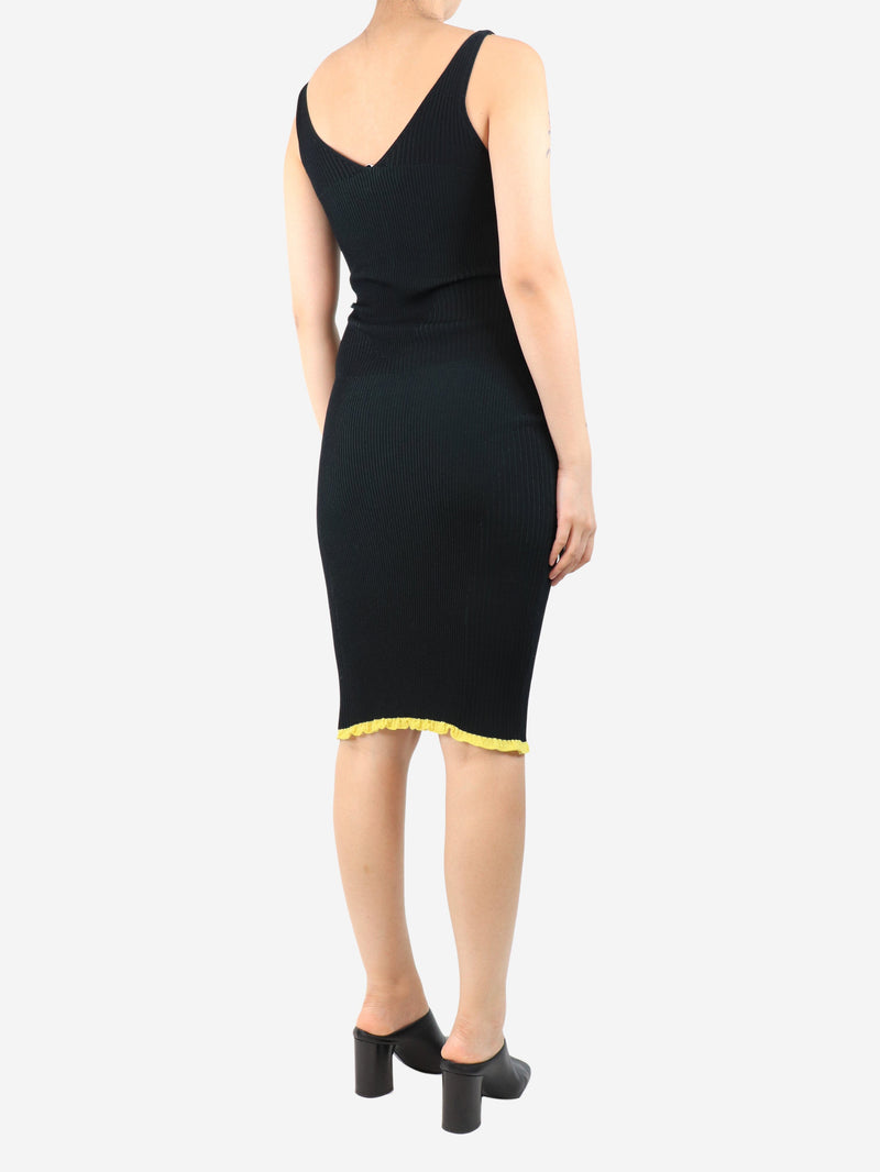 Black sleeveless ribbed midi dress - size S Dresses AZ Factory 