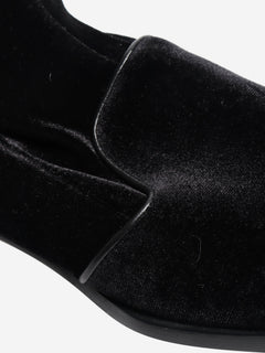 Black velvet ankle boots - size EU 41 Boots Giorgio Armani 