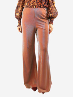 Brown lurex trousers - size L Trousers Missoni 
