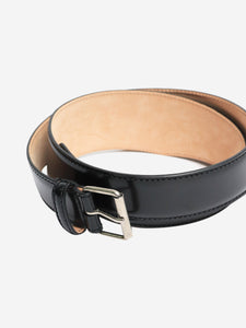 Alexander McQueen Black wide belt