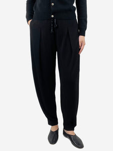 Loewe Black drawstring trousers - size S