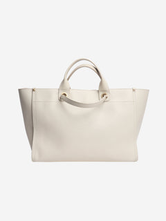 Cream 2018 studded leather Deauville tote Tote Bags Chanel 