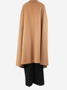 Toteme Camel Signature wool and cashmere coat - size XXS