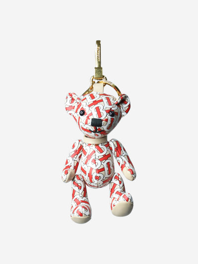 Red monogram Teddy bag charm Keyrings Burberry 