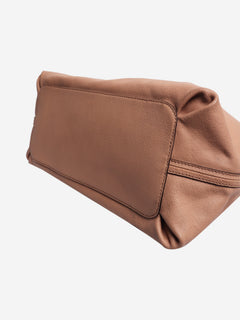 Peach Elsie leather tote bag Top Handle Bags Chloe 