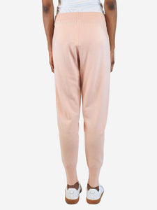 Eres Pink wool-blend knit trousers - size M