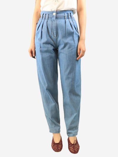 Blue tapered trousers - size UK 8 Trousers See By Chloe 