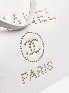 Cream 2018 studded leather Deauville tote Tote Bags Chanel 