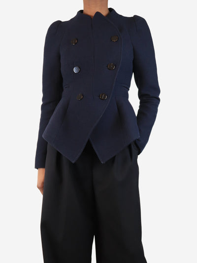Navy double-breasted coat - size UK 8 Coats & Jackets Carven 