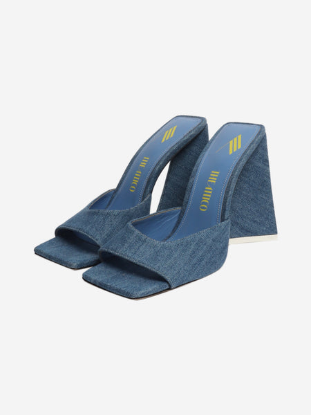 Blue denim mules  - size EU 38 (UK 5) alternate image