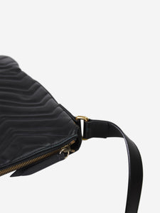 Gucci Black Marmont GG shoulder bag