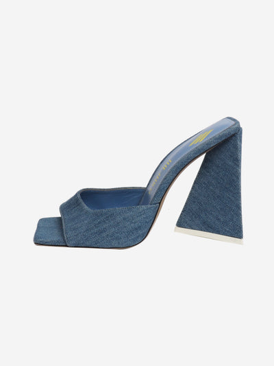 Blue denim mules - size EU 38 (UK 5) Heels The Attico 