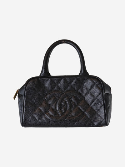 Black 2003-2004 caviar Bowler bag Top Handle Bags Chanel 